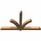 Ekena Millwork Redmond Smooth Timber Gable Bracket, Western Red Cedar, 96"W x 56"H x 5 1/2"D x 5 1/2"F, 14/12 Pitch GBW096X56X0606RED00SWR - alternate 3